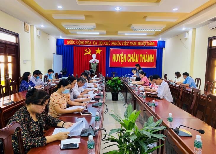 Hội đồng nhân dân huyện Châu Thành: Giám sát chuyên đề về kết quả thực hiện công tác cải cách hành chính của UBND huyện giai đoạn 2019 - 2021